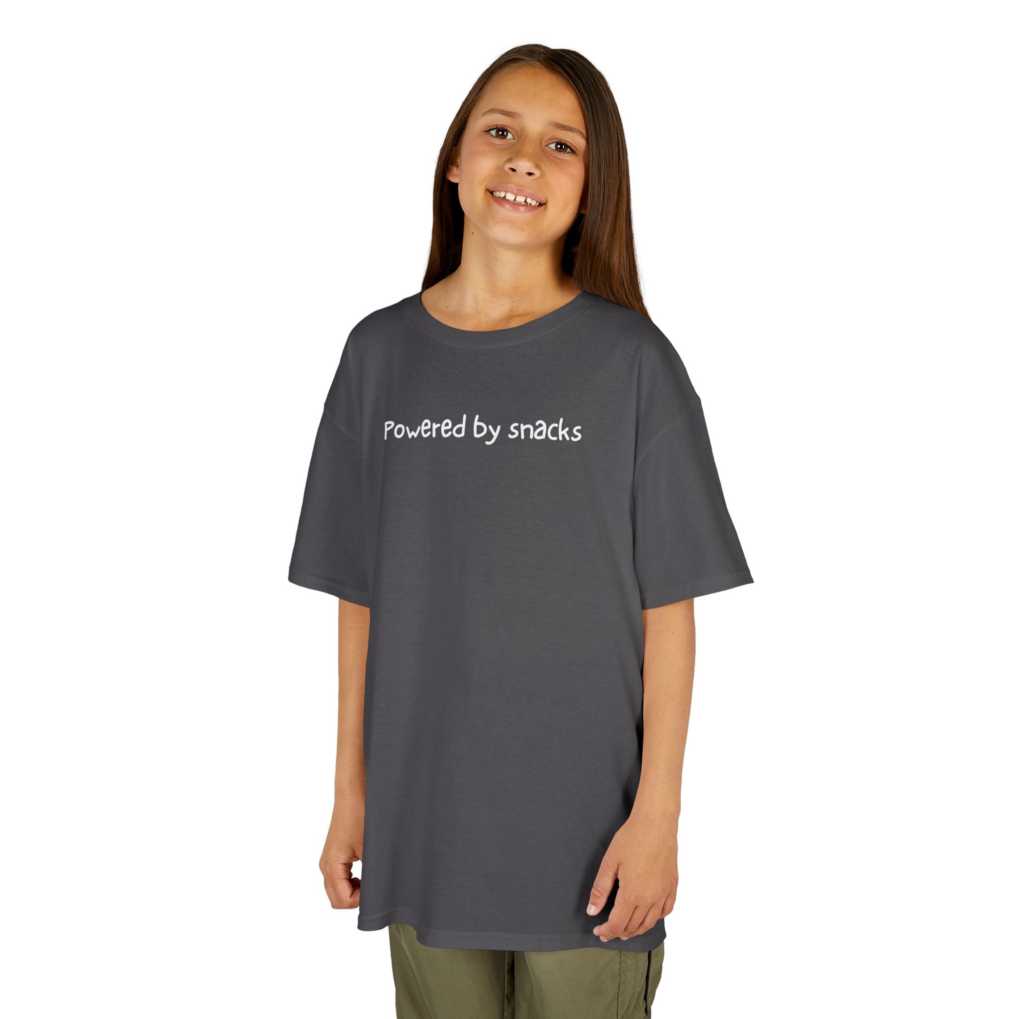Powered by snacks - Kids Heavy Cotton™ Tee