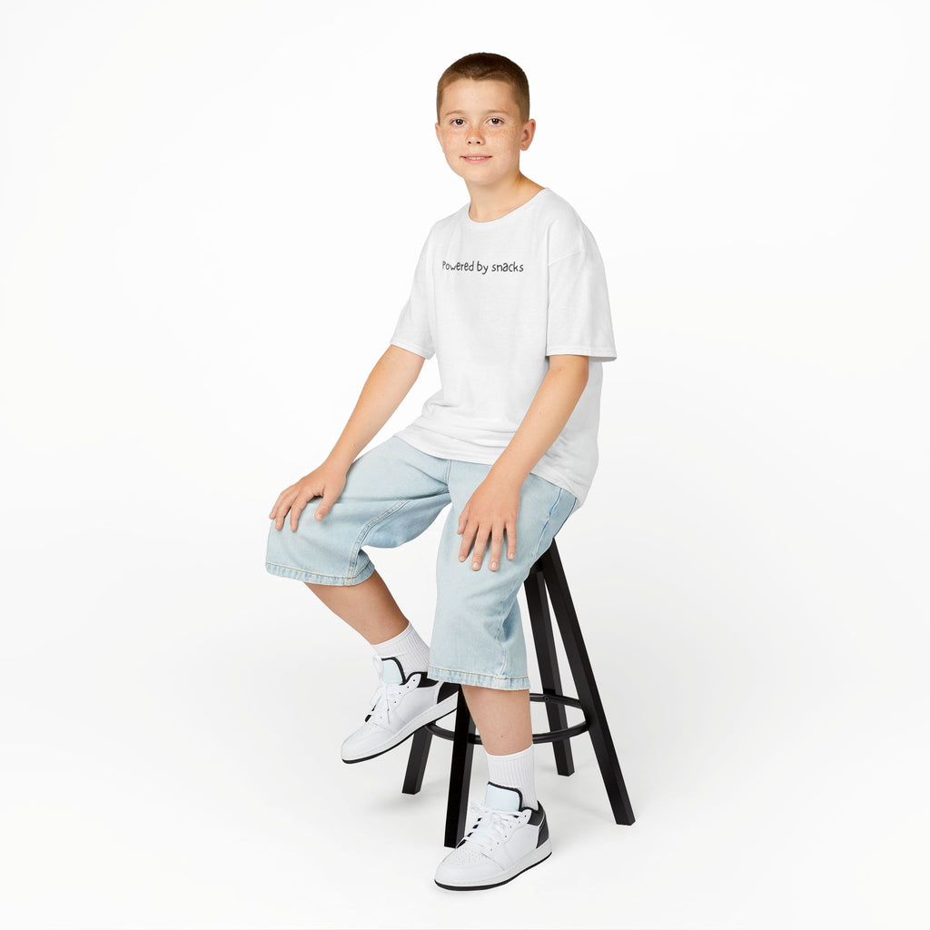 Powered by snacks - Kids Heavy Cotton™ Tee