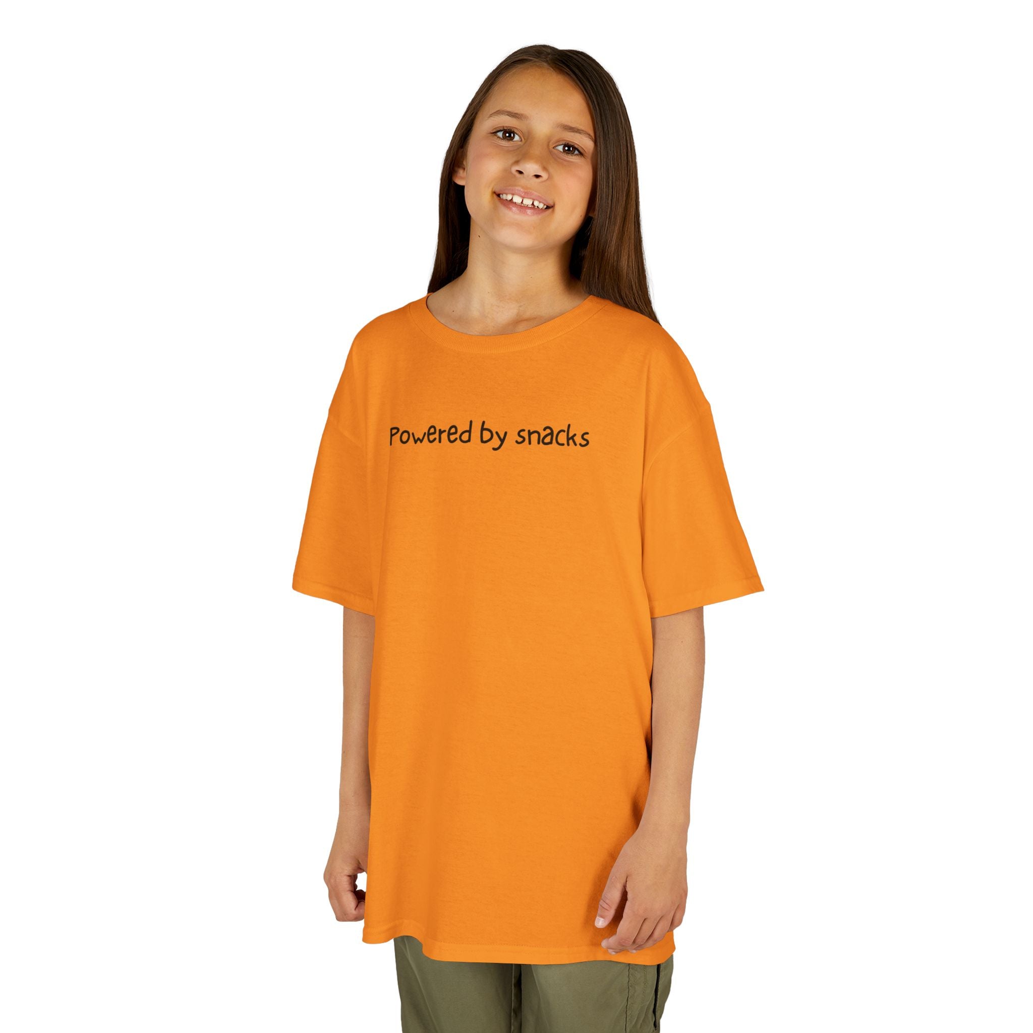 Powered by snacks - Kids Heavy Cotton™ Tee