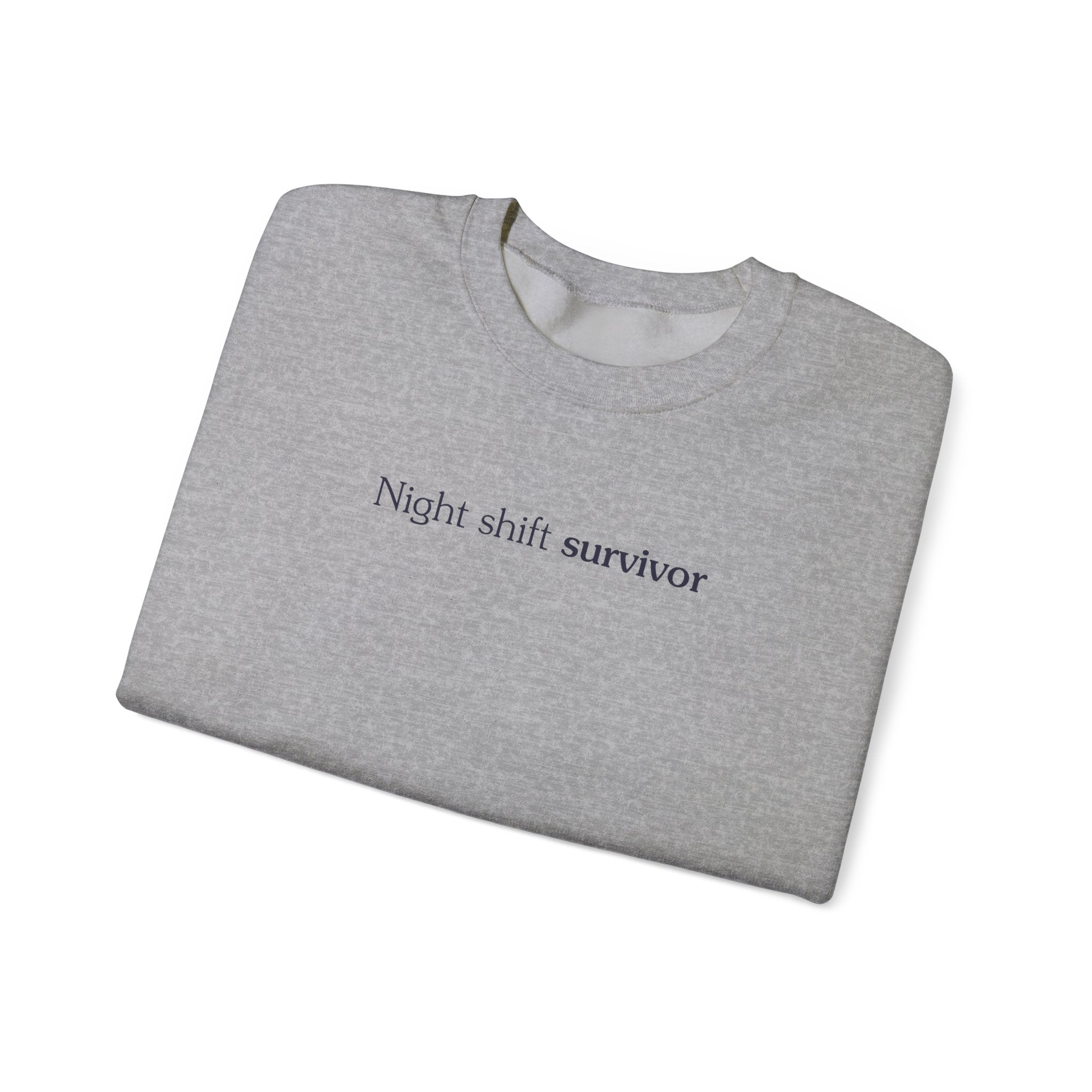 Night shift survivor - Crewneck Sweatshirt