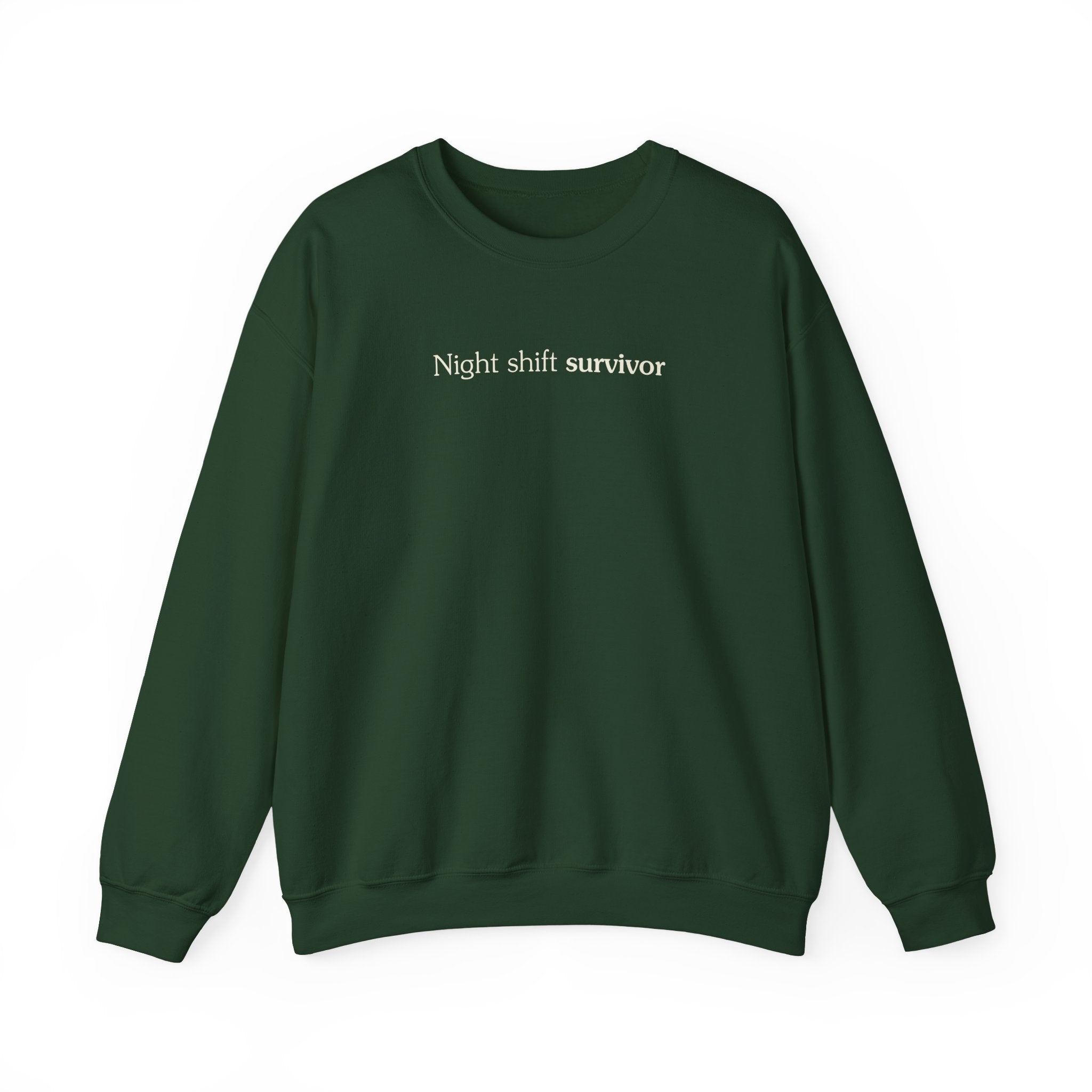 Night shift survivor - Crewneck Sweatshirt