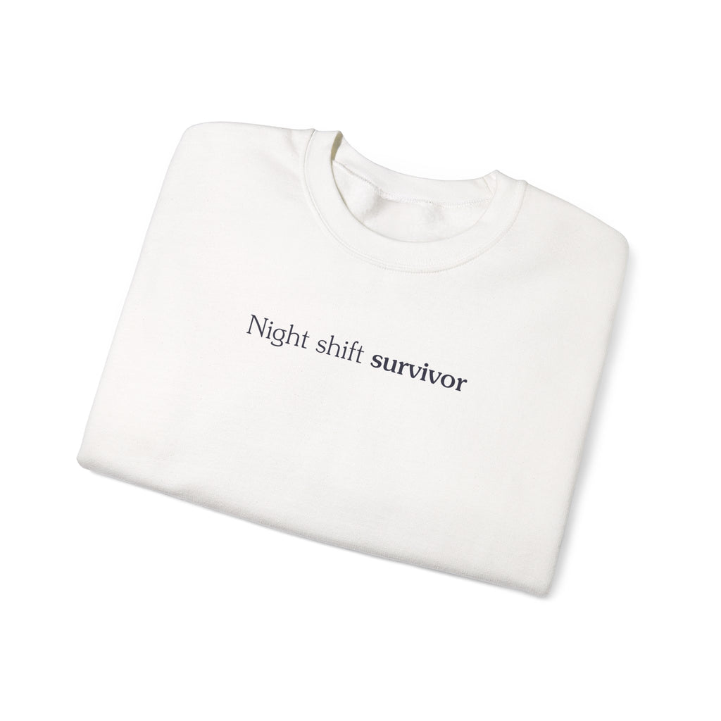 Night shift survivor - Crewneck Sweatshirt