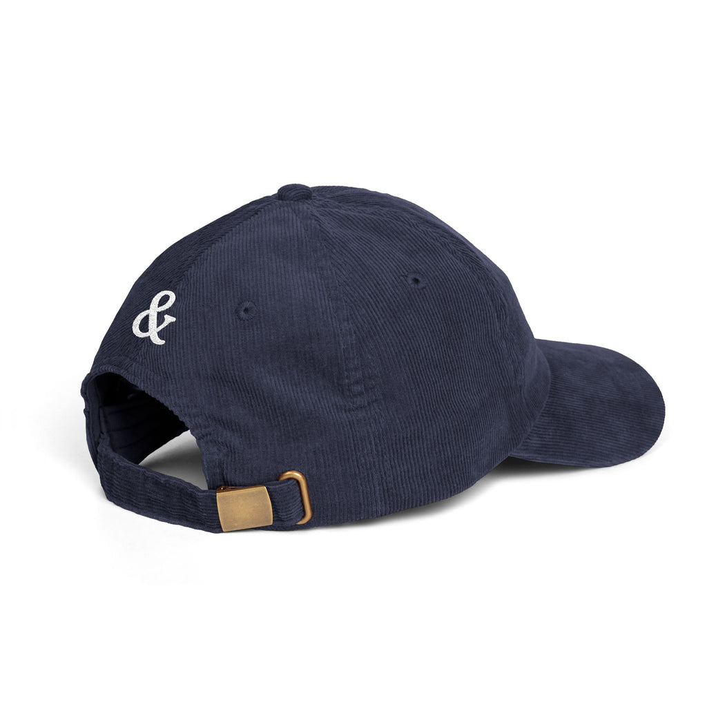 100% Real - Embroidered Corduroy Baseball Cap
