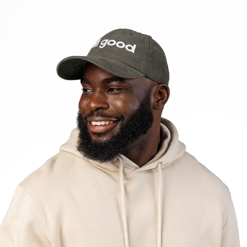 All Good - Embroidered Corduroy Baseball Cap