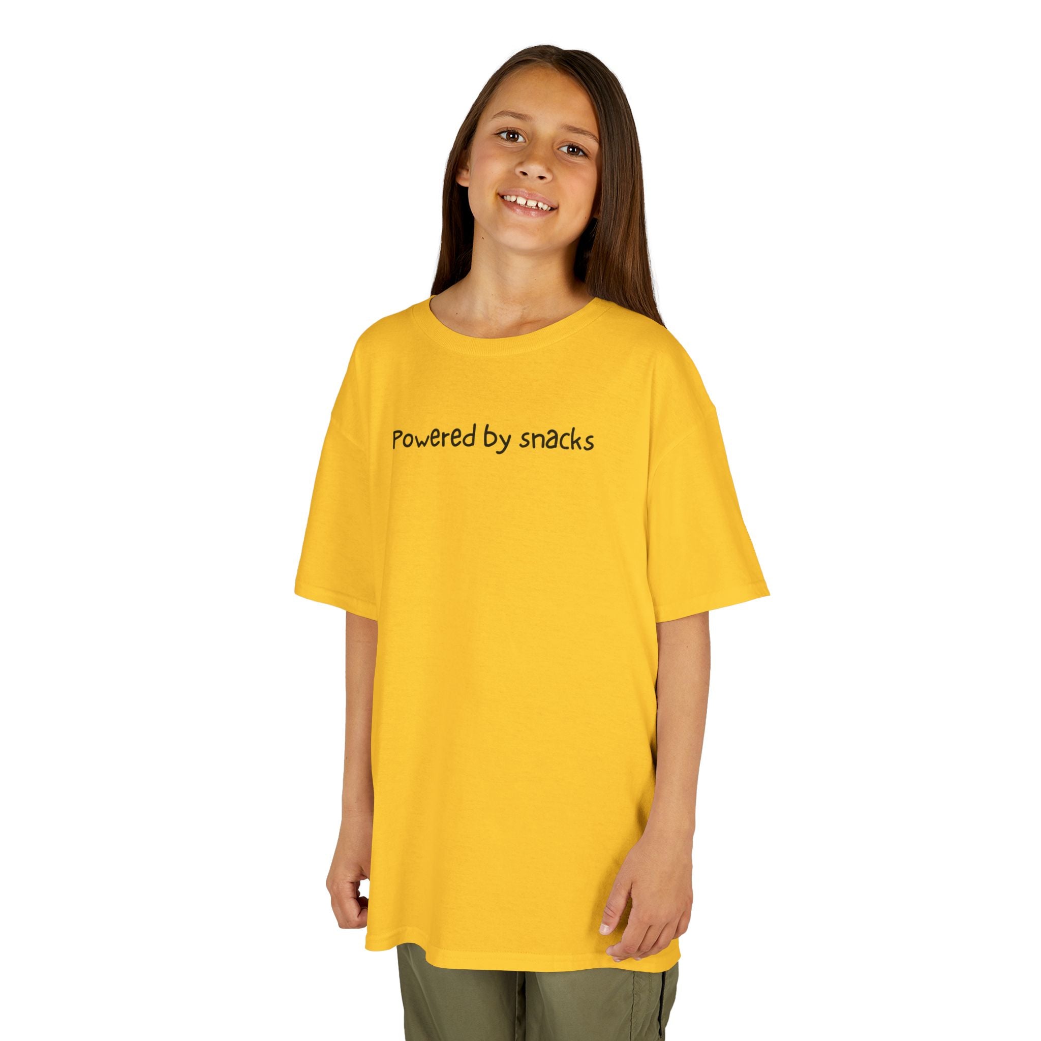 Powered by snacks - Kids Heavy Cotton™ Tee
