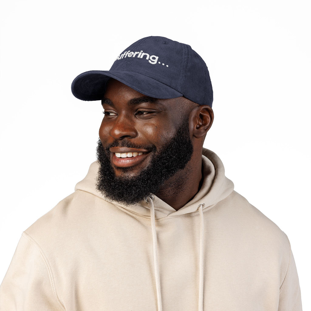 Buffering... - Embroidered Corduroy Baseball Cap
