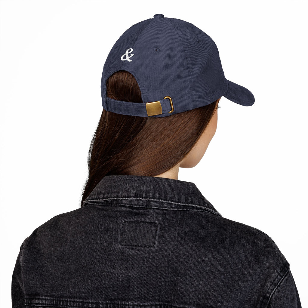 The Rizz - Embroidered Corduroy Baseball Cap