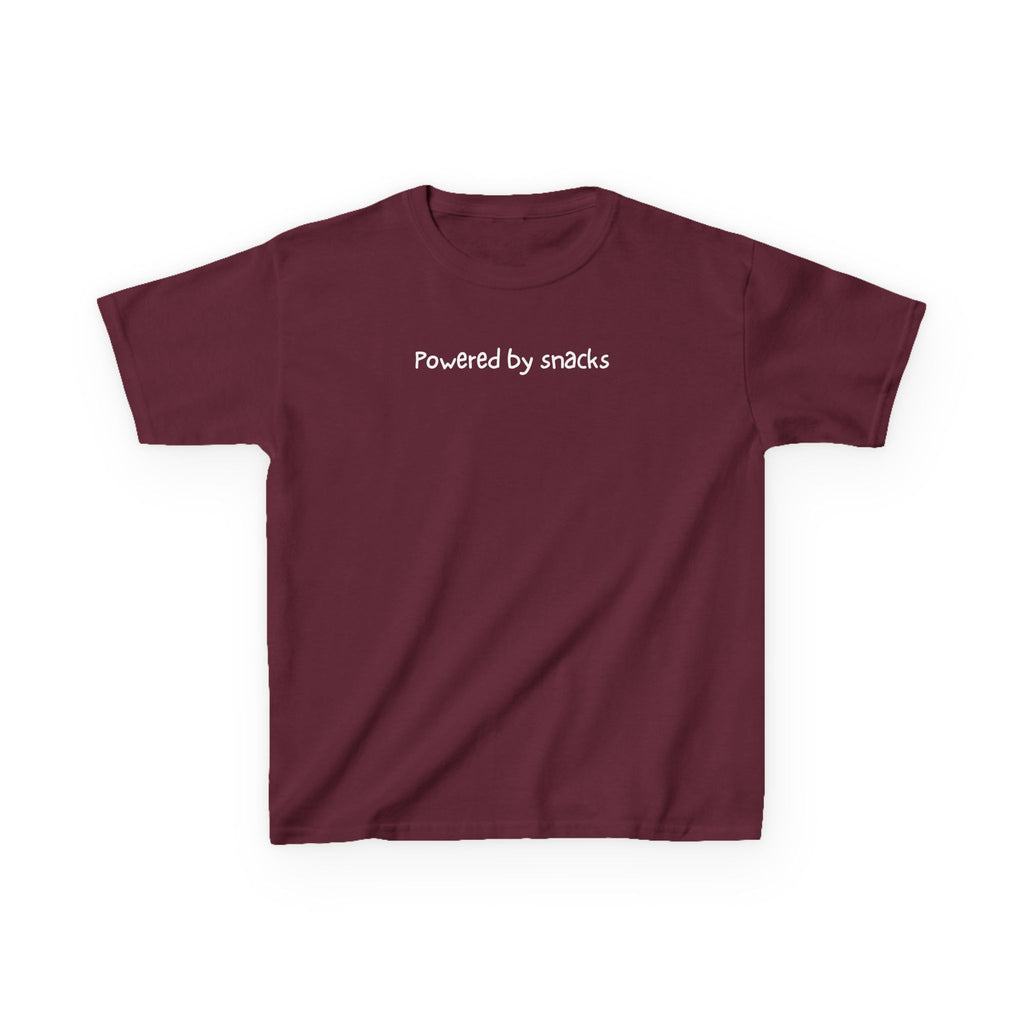 Powered by snacks - Kids Heavy Cotton™ Tee