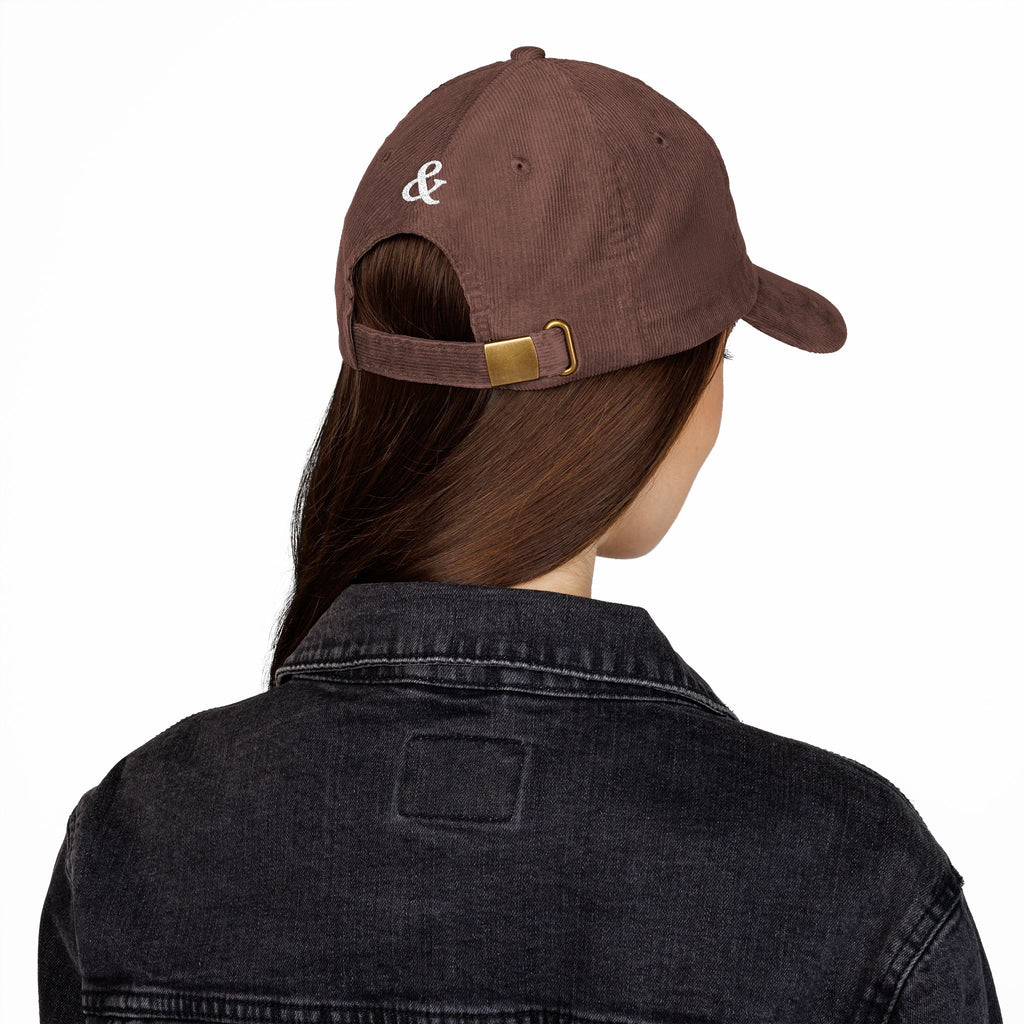Buffering... - Embroidered Corduroy Baseball Cap