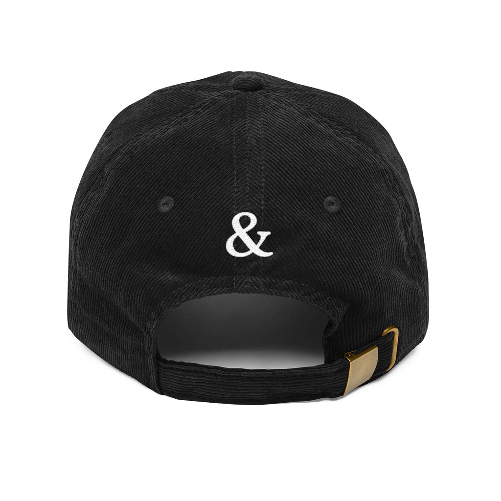 100% Real - Embroidered Corduroy Baseball Cap