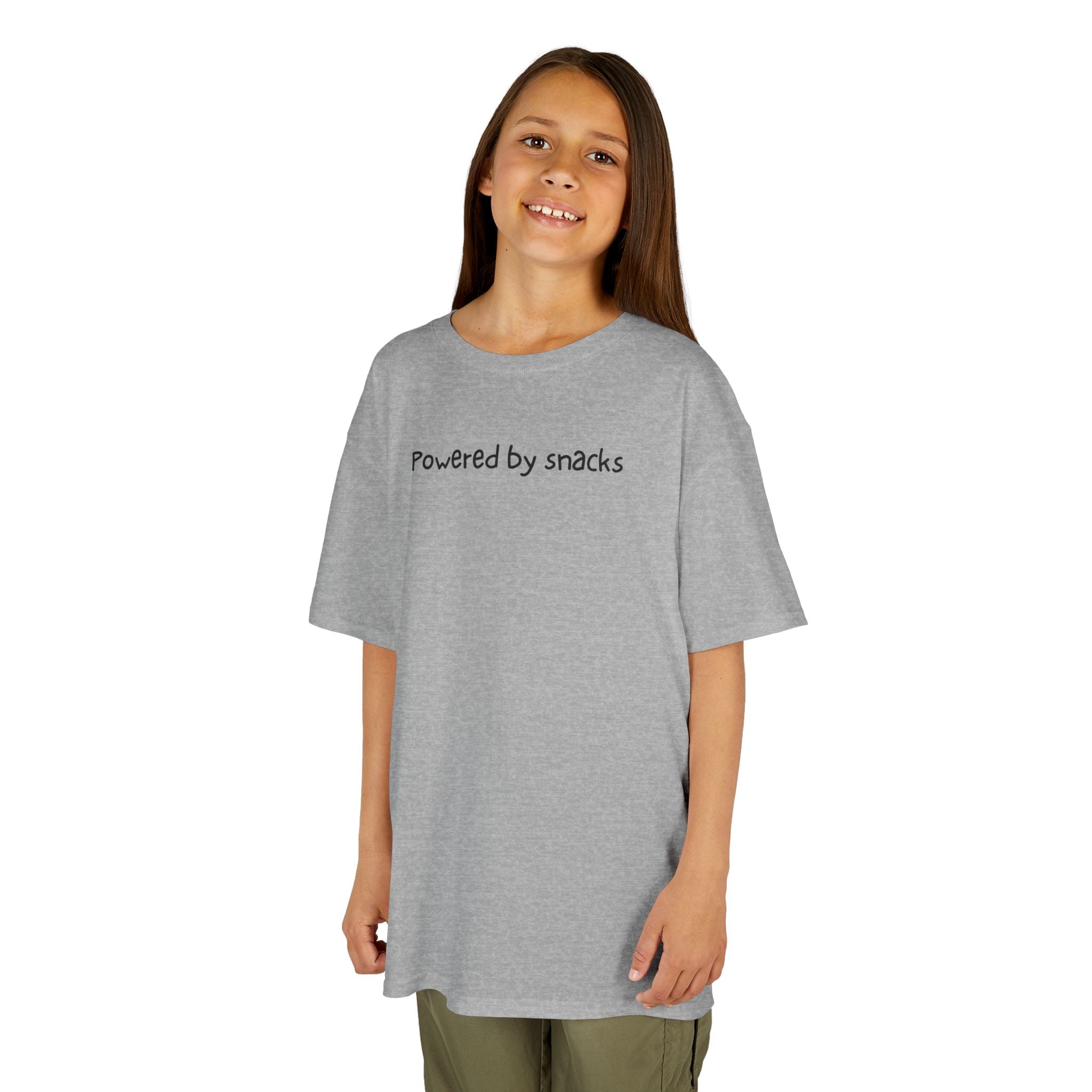 Powered by snacks - Kids Heavy Cotton™ Tee