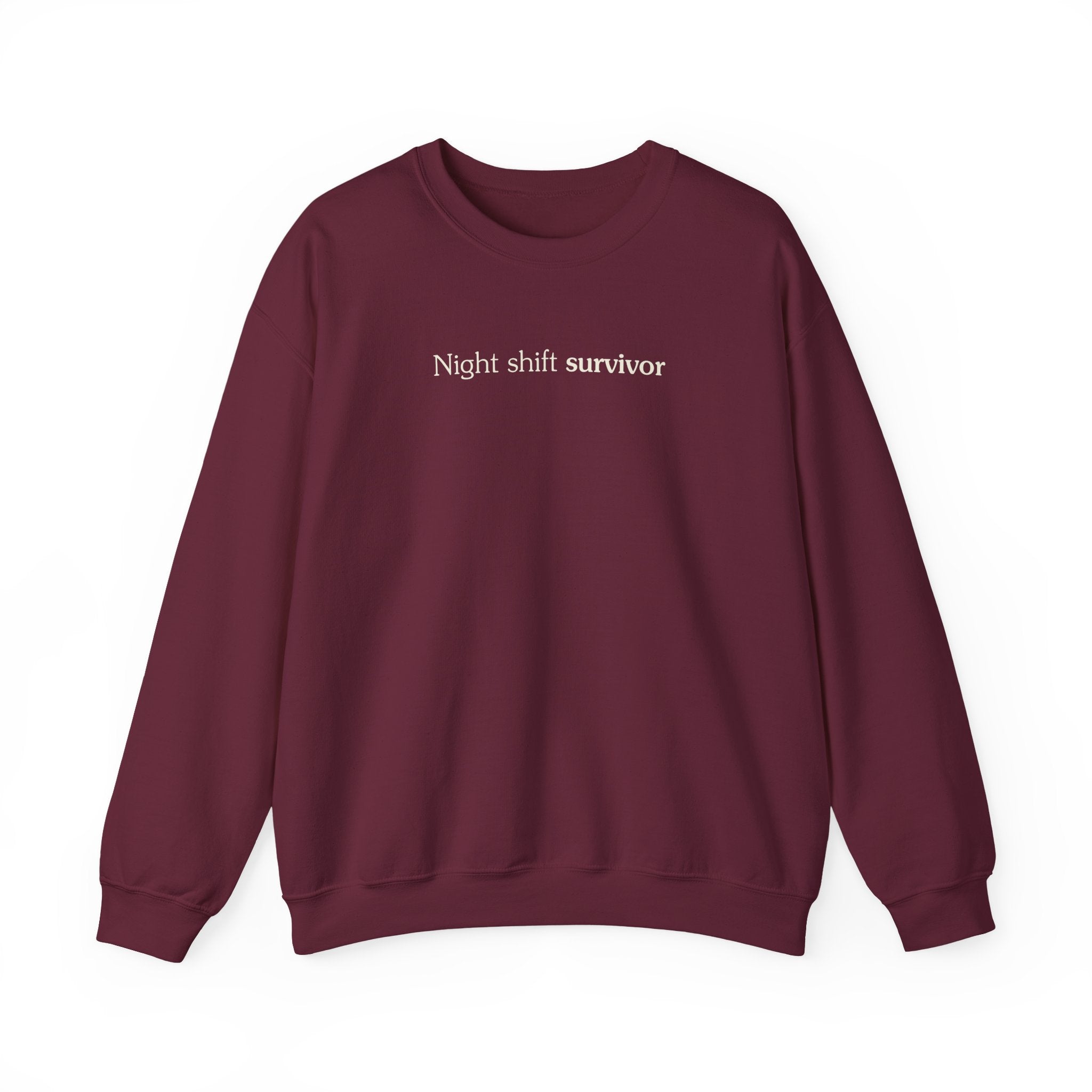 Night shift survivor - Crewneck Sweatshirt