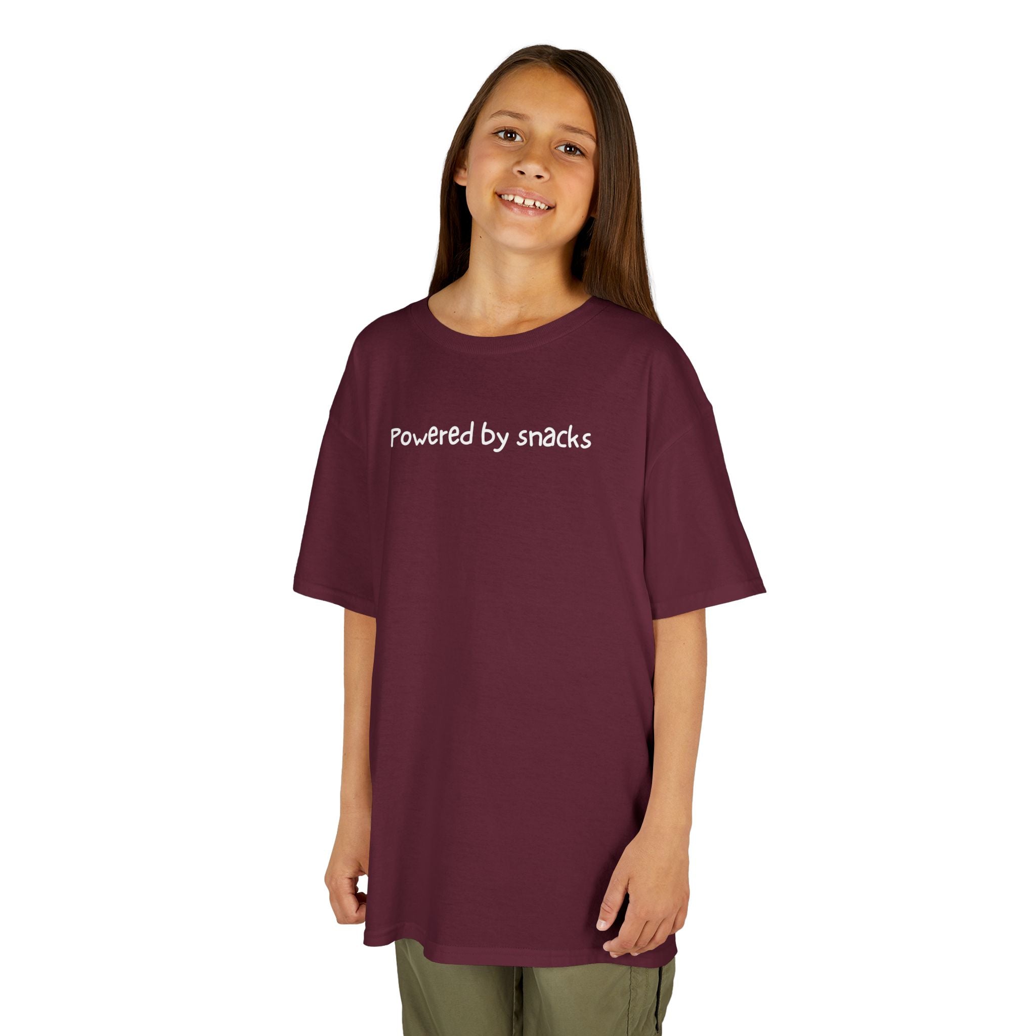 Powered by snacks - Kids Heavy Cotton™ Tee
