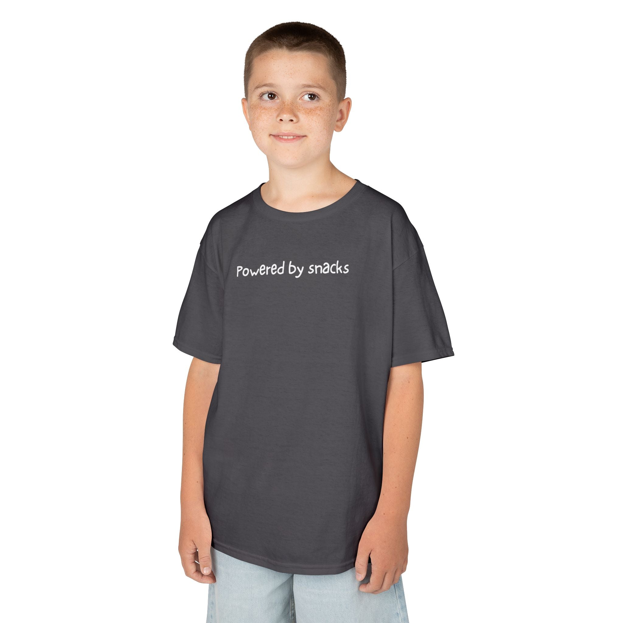 Powered by snacks - Kids Heavy Cotton™ Tee